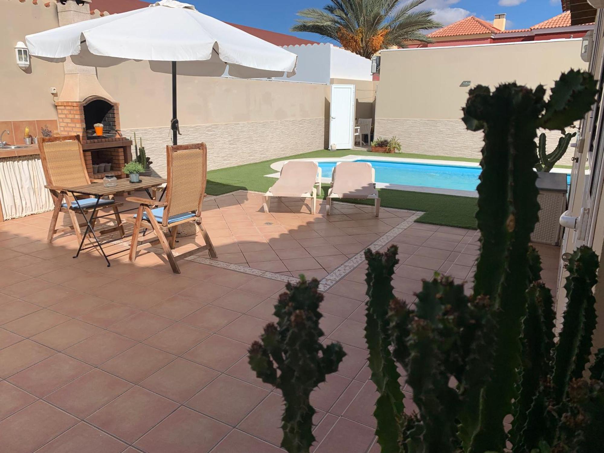 Mar&Mar, Apartamento Con Solarium Y Piscina Gran Tarajal Bagian luar foto