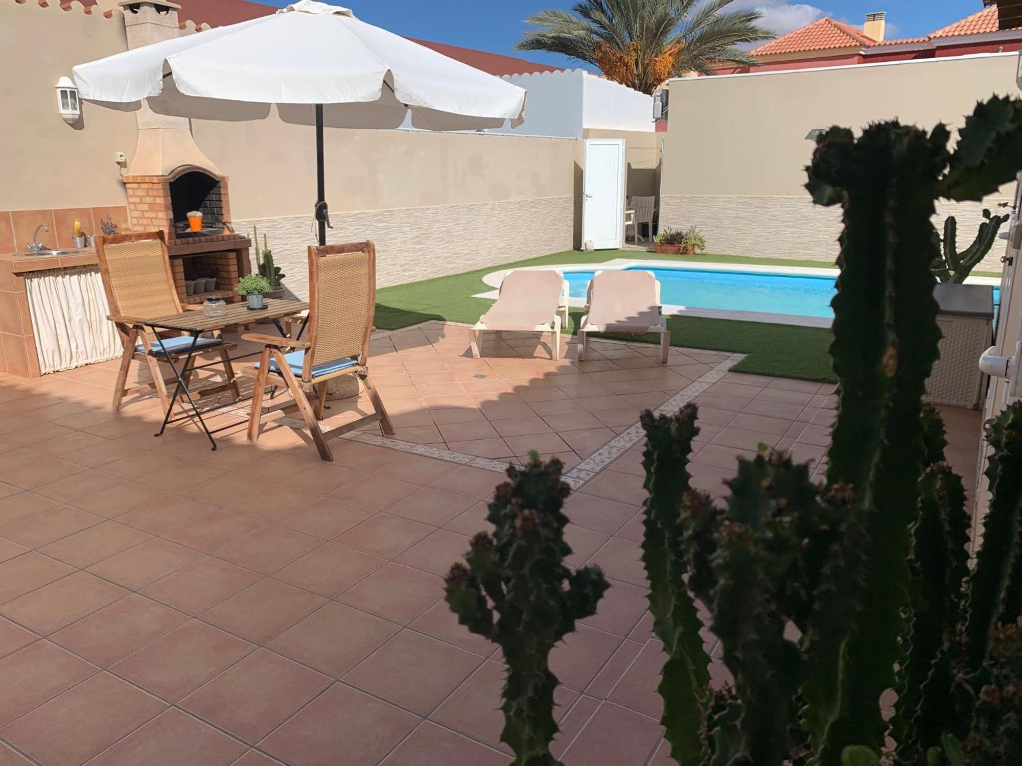 Mar&Mar, Apartamento Con Solarium Y Piscina Gran Tarajal Bagian luar foto